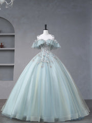 Bridesmaids Dress Mismatched, Beautiful Tulle Sequins Long Formal Dresses, A-Line Evening Dresses