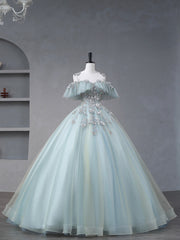 Bridesmaid Dresses Mismatching, Beautiful Tulle Sequins Long Formal Dresses, A-Line Evening Dresses