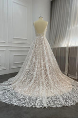 Prom Dress Trends For The Season, Elegant V-Neck Lace Long Prom Dresses, A-Line Evening Dresses