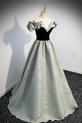 Bridesmaid Dress Mdae To Order, Off the Shoulder Satin Long Prom Dress, A-Line Evening Dress