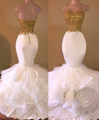Bridesmaid Dress Colours, 2024 Mermaid Spaghetti Straps Organza Floor-Length Prom Dresses