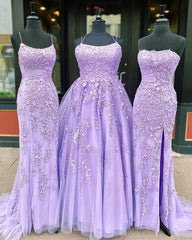 Nice Dress, 2024 lavender lace long prom dresses formal dresses