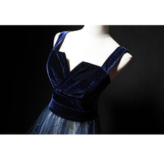 Prom Pictures, Elegant Long Lace Up Velvet Tulle Prom Dresses Modest Party Gowns
