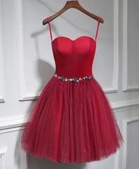 Stunning Dress, Cute Sweet Neck Short Prom Dress, Mini Dresses