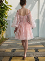 Formal Dress For Girls, A-Line/Princess Spaghetti Straps Short/Mini Homecoming Dresses