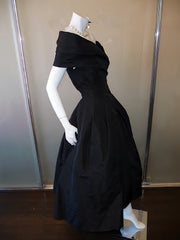 Prom Dress 2037, Black Prom Dress,Off The Shoulder Prom Dress,Bodice Prom Dress,Fashion Prom Dress