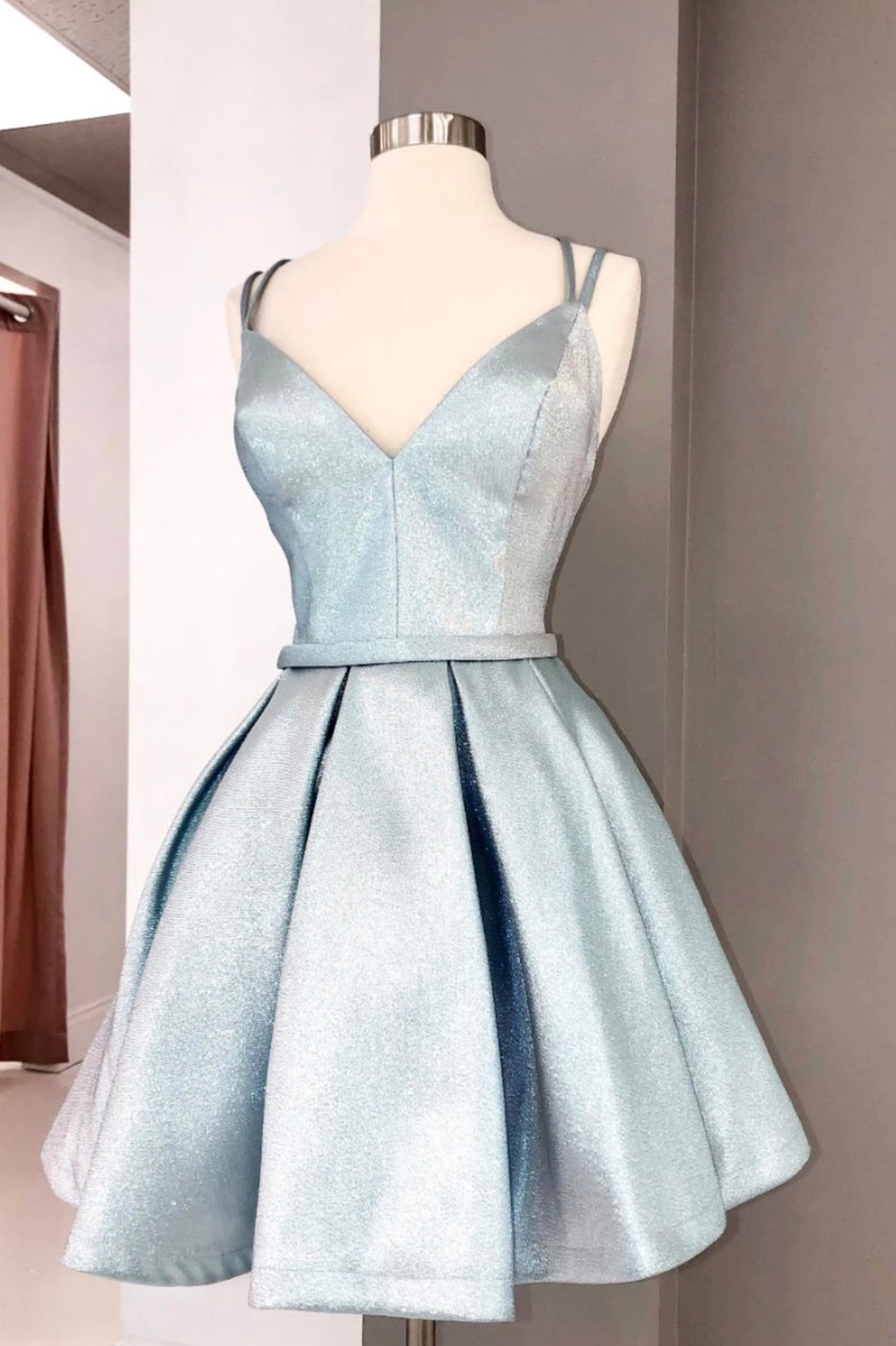 Homecoming Dresses Laces, Cute Satin Short Prom Dresses, A-Line Homecoming Dresses