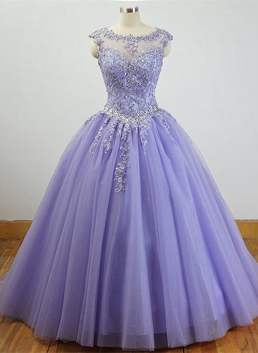 Prom Dresses Casual, Charming Formal Dress , Quinceanera Dresses with Appliques