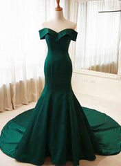 Homecoming Dresses Short, Charming Sweetheart Long Mermaid Gown, Green Party Dress
