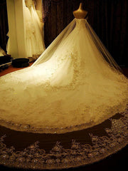 Wedding Dresses Classy Elegant, Elegant Long A Line Sweetheart Appliques Crystal Beading Wedding Dress