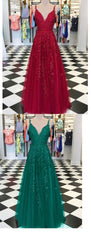Prom Dress Fairy, Burgundy Turquoise Green Fancy Girls Burgundy Lace Appliques Prom Dresses With Straps
