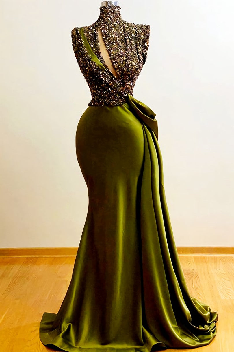 Party Dress Code, Green Prom Dresses Cheap | Evening dresses long