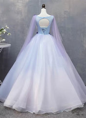 Party Dresses Casual, Lavender Tulle Long Formal Dress with Butterflies¡ê?Lavender Sweet 16 Dress