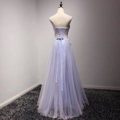 Prom Dress Princess, Light Blue and Pink Charming Sweetheart Lace Party Dress , Formal Dress , Formal Gowns