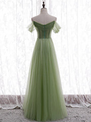 Party Dress Dress Code, Light Green Beaded Sweetheart Long Party Dress, Green Formal Dress Prom Dress