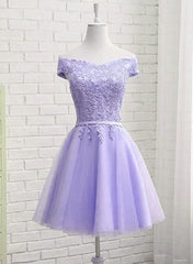 Prom Inspo, Lovely Off Shoulder Short Party Dress, Cute Homecoming Dress