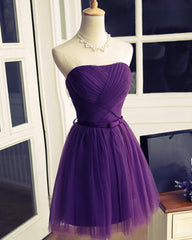 Homecoming Dress Red, Lovely Purple Homecoming Dress , Cute Formal Dress