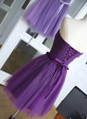 Homecoming Dress Fitted, Lovely Purple Homecoming Dress , Cute Formal Dress