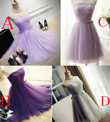 Party Dress And Style, Lovely Tulle Short Homecoming Dress, Scoop Simple Cute Prom Dress Grduation Dress