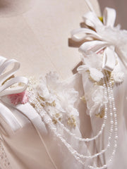 Party Dress Meaning, White Spaghetti Strap Satin Short Prom Dress, White V-Neck Evening Party Dress