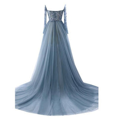 Bridesmaid Dresses Color Palettes, A-Line/Princess Tulle Long Sleeves Sweetheart 2024 Prom Dresses