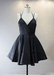 Party Dresses For Weddings, Lovely Short Straps Halter Navy Blue Summer Women in Stock Homecoming Dresses