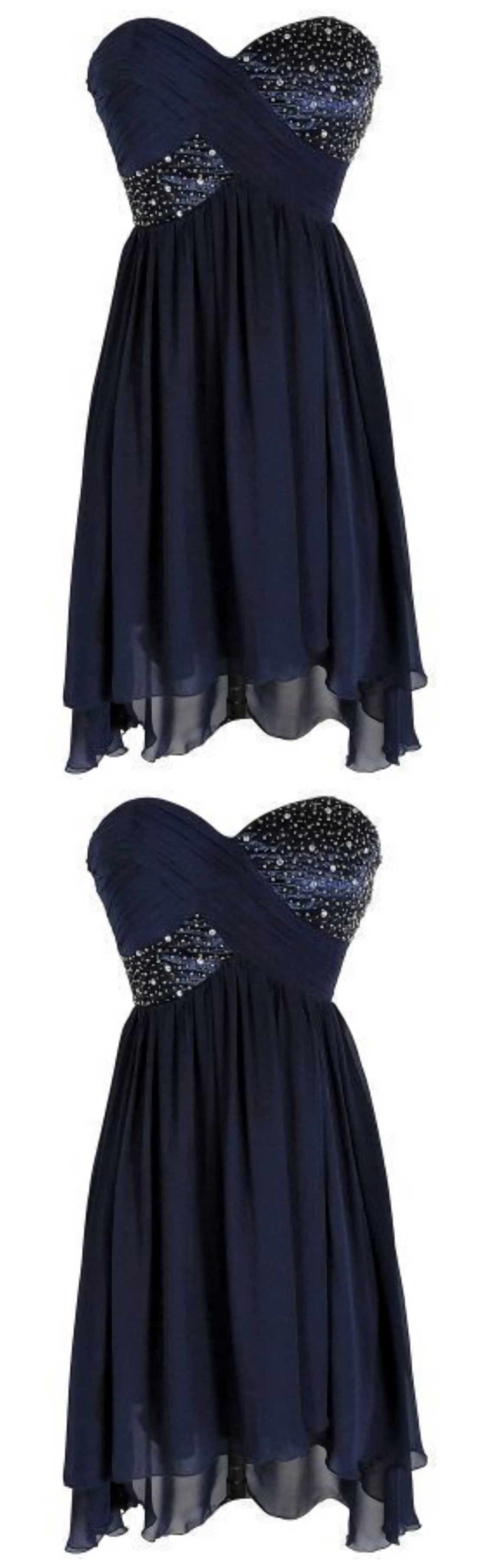 Evening Dresses Cocktail, Spark Queen Short Prom Dress, Prom Dress, Beading Prom Dress, Blue Prom Dress, Homecoming Dress