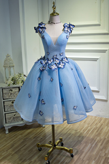 Bridesmaid Dress Styles Long, Homecoming Dresses, Blue Homecoming Dresses, Sweet 16 Dress, Sexy Homecoming Dress, Cute Cocktail Dress