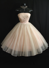 Dress To Impression, Ball- Short Strapless Tulle Prom Dresses