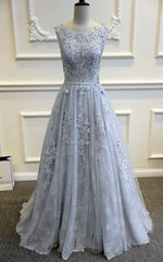 Wedding Dress Dresses, gray blue lace wedding dress elegant blue gown a line lace tulle custom made wedding dress