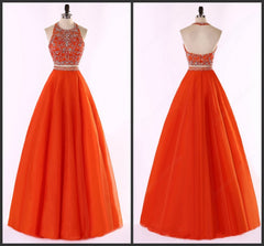 Evening Dress Long Elegant, 2 Piece Prom Dresses, New Style Evening Gowns