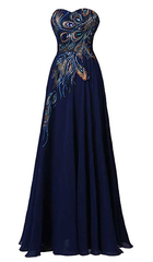 112 Prom Dress, Womens A-line Embroidery Evening Dresses