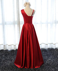 Prom Dresses Princess, Stylish Satin Long Prom Gown Formal Dress