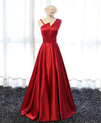 Prom Dresses Uk, Stylish Satin Long Prom Gown Formal Dress