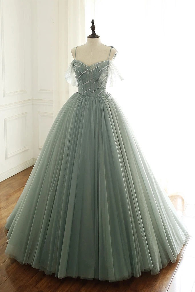 Prom Dress 2036, Romantic Olivia Tulle Long Prom Dresses,Ball Gown Birthday Gowns