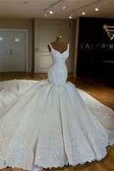 Wedding Dress Accessories, Shiny Mermaid Beading Lace Straps Applique Wedding Dresses