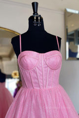 Formal Dresses Over 53, Shiny Purple Pink Long Prom Dresses, Purple Pink Long Formal Evening Dresses