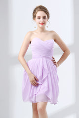 Formal Dresses For 39 Year Olds, Short A Line Ruffle Strapless Homecoming Dresses