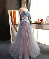 Bridesmaid Dresses Mismatch, Sweetheart Neck Tulle Long Prom Dress, Evening Dress