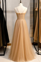 Dress Ideas, Tulle Beaded Sweetheart Party Dress, A-line Tulle Floor Length Prom Dress